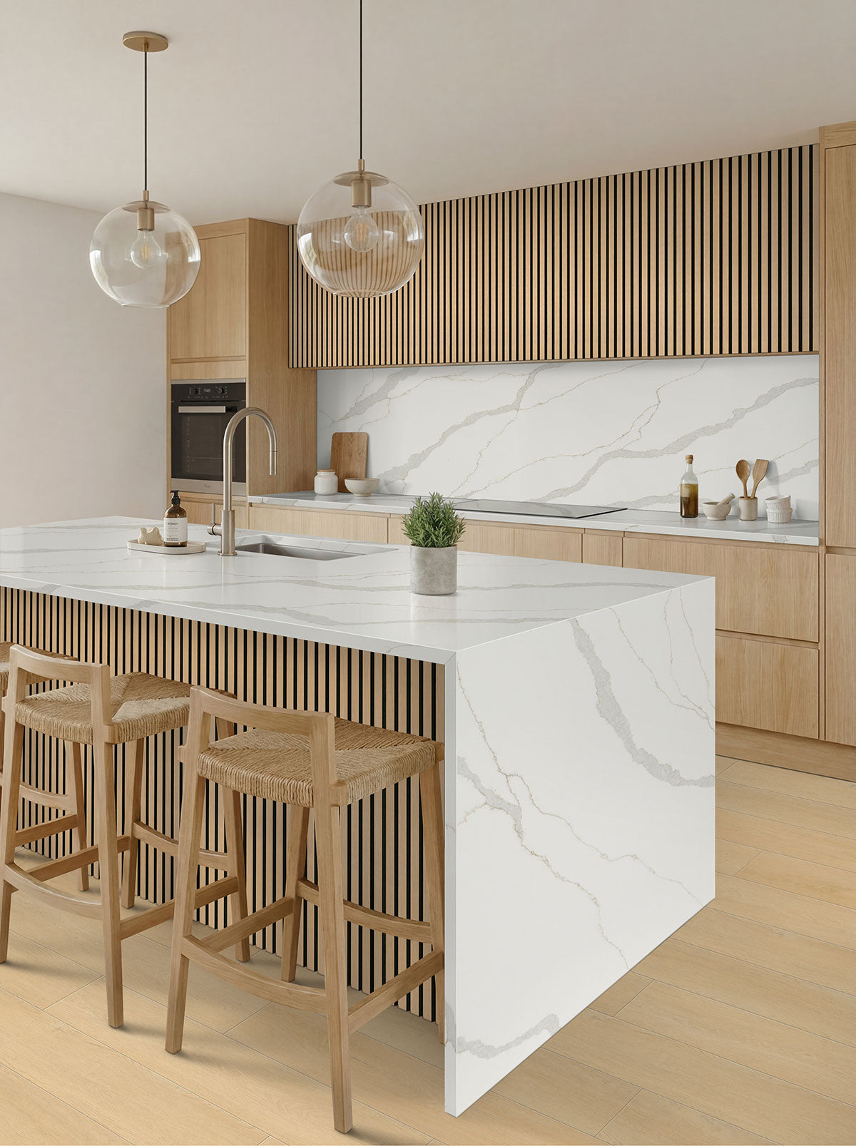 MSI Wayne Parc Mellshire Luxury Vinyl Plank Flooring — surface detail in natural tonality