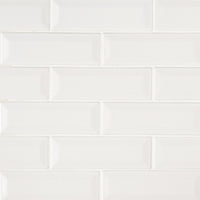 MSI Highland Park Whisper White Subway Tile 2x6 — Marble Threshold in white tonality