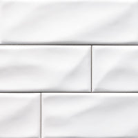 MSI Highland Park Whisper White Subway Tile 4x12 — Porcelain Wall Tile in white tonality