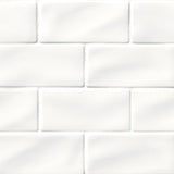 MSI Highland Park Whisper White Subway Tile 3x6