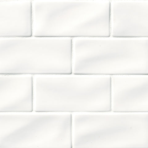 MSI Highland Park Whisper White Subway Tile 3x6