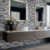 MSI Whistler Ice Interlocking 8mm Mosaic Tile