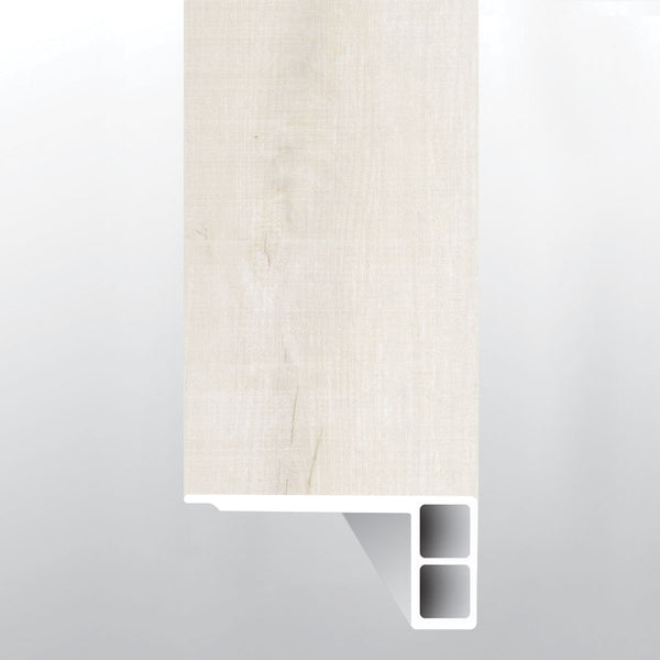 MSI Andover Whitby White Flush Stair Nose Eased Edge