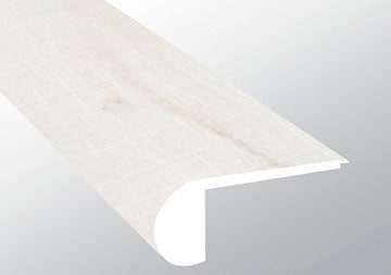 MSI Andover Whitby White Flush Stair Nose — Flooring Trim in white tonality