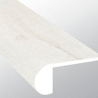 MSI Andover Whitby White Flush Stair Nose — Flooring Trim in white tonality