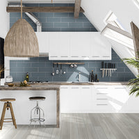 MSI Andover Whitby White Luxury Vinyl Plank Flooring — surface detail in white tonality