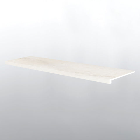 MSI Andover Whitby White Stair Tread Eased Edge