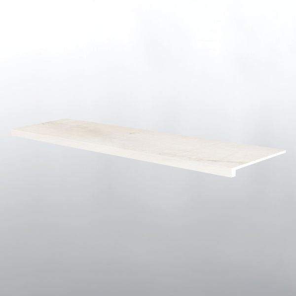 MSI Andover Whitby White Stair Tread Eased Edge