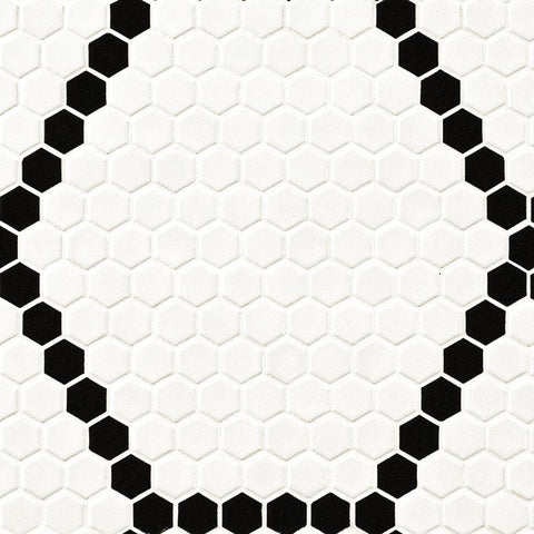 MSI Domino White and Black Hive Pattern Matte