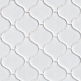MSI Domino White Glossy Arabesque Tile