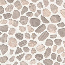 White Oak Pebbles Tumbled Tile
