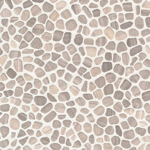 MSI White Oak Pebbles Tumbled Tile