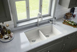 MSI White Quartz Double Bowl 50/50-3219 Sinks