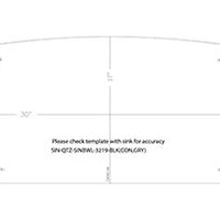 MSI White Quartz Single Bowl 3219 Sinks — surface detail in white tonality