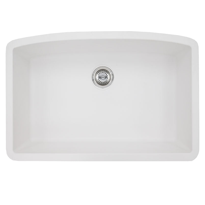 MSI White Quartz Single Bowl 3219 Sinks