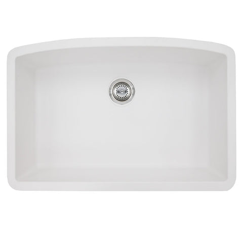 MSI White Quartz Single Bowl 3219 Sinks