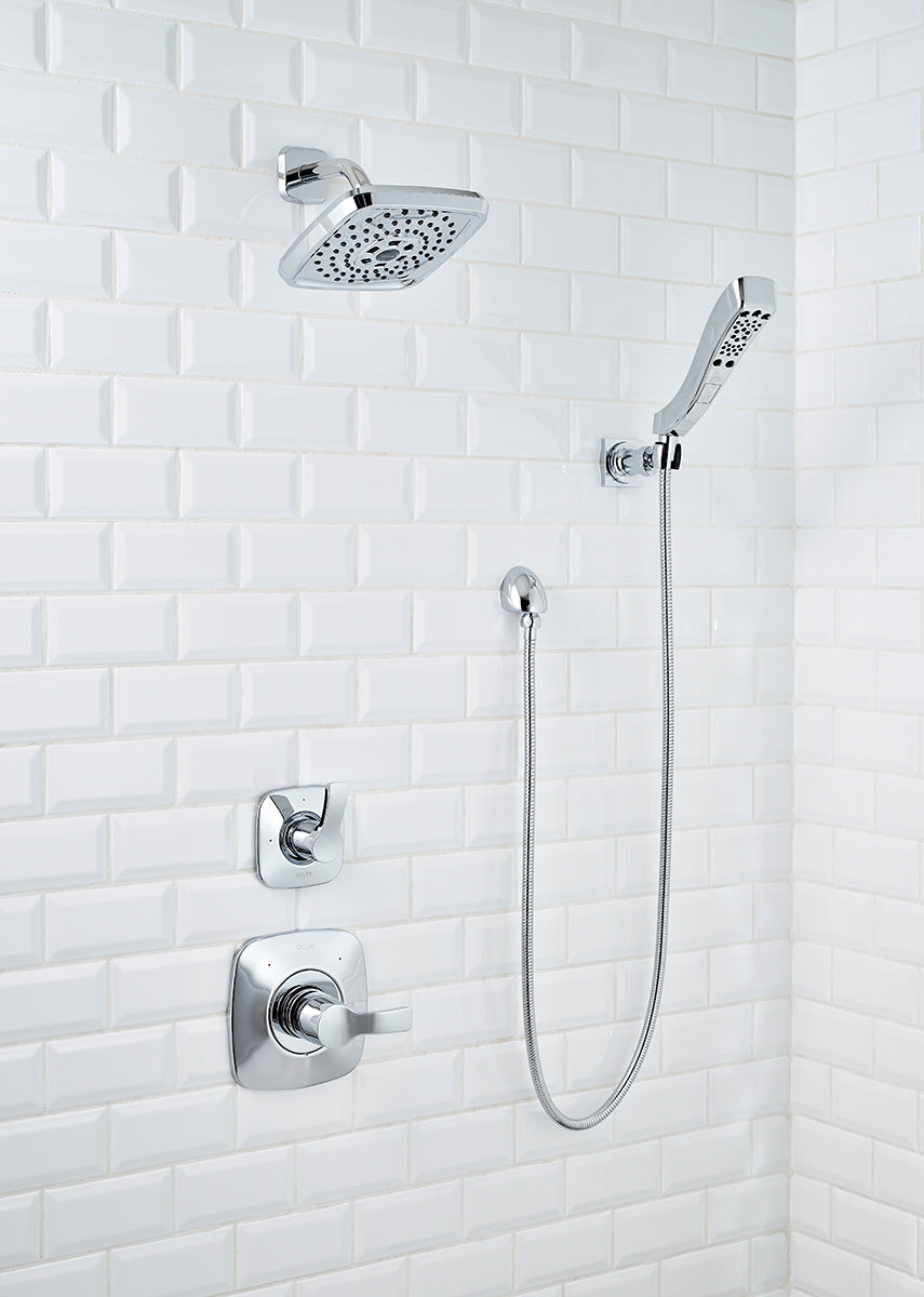 MSI Domino White Beveled Subway Tile 3x6 — surface detail in white tonality