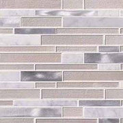 White Wave Interlocking Tile