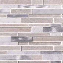 White Wave Interlocking Tile