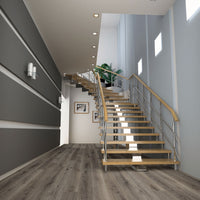 MSI Wilmont Charcoal Oak Luxury Vinyl Plank Flooring — surface detail in charcoal tonality