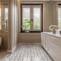 MSI Winslow Weave Polished Tile — surface detail in natural tonality
