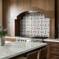 MSI Winslow Weave Polished Tile — surface detail in natural tonality