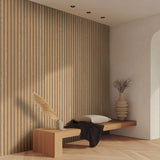 MSI Natural Reeded Acoustic Wood Slat Panel
