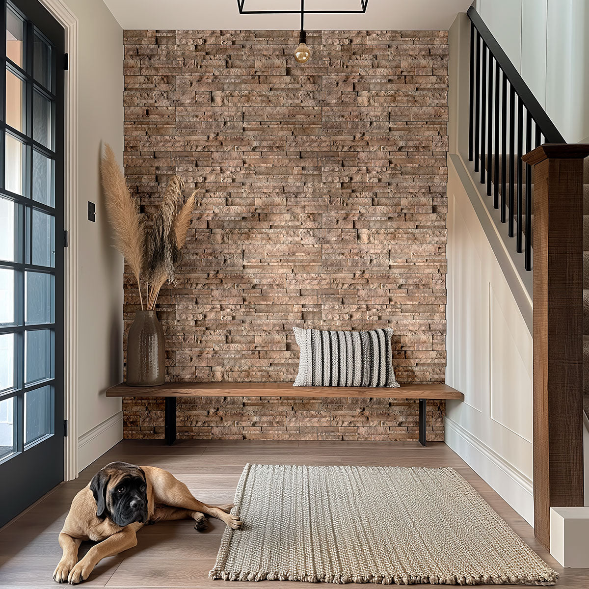 MSI Woodville Rustic Terrado — surface detail in natural tonality