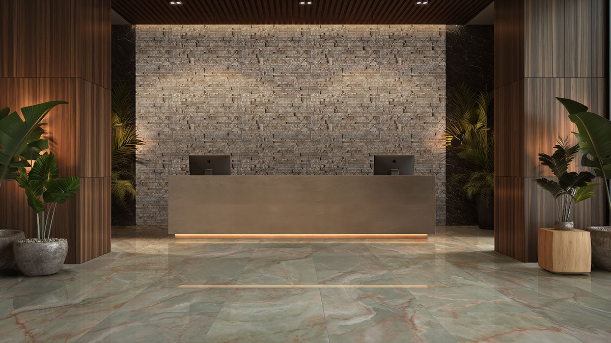 MSI Woodville Rustic Terrado — surface detail in natural tonality