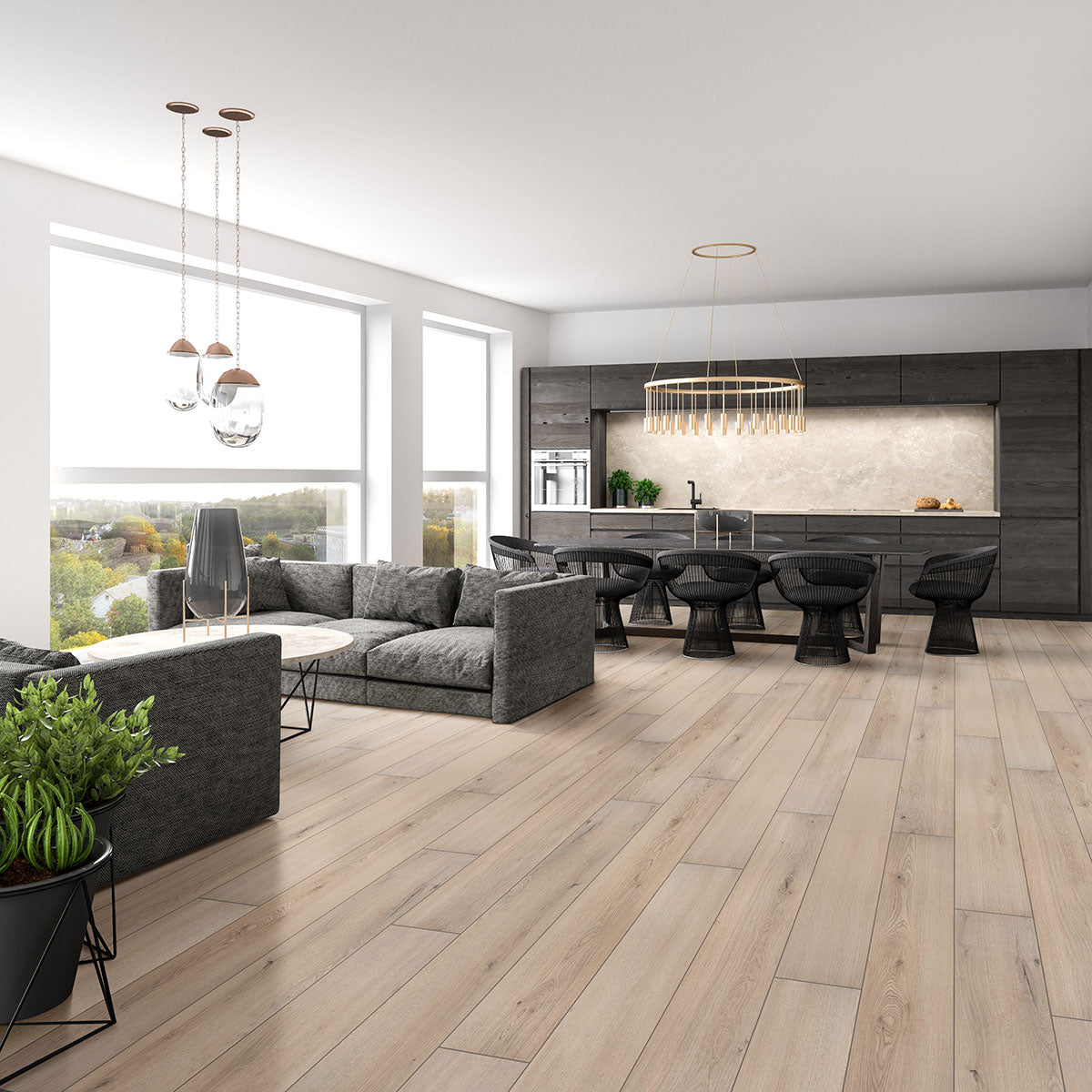 MSI XL Cyrus Runmill Isle® Luxury Vinyl Plank Flooring — surface detail in natural tonality