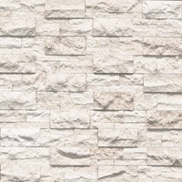 MSI Mayra White XL Rockmount — XL Rockmount Stone Veneer in white tonality