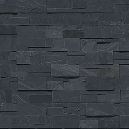 Premium Black XL Stacked Stone