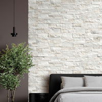 MSI Arabescato Venato XL Rockmount — surface detail in natural tonality