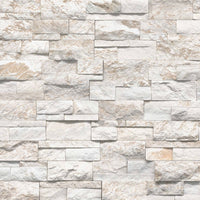 MSI Royal White XL Rockmount — XL Rockmount Stone Veneer in white tonality