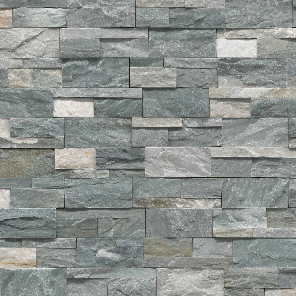 MSI Sierra Blue XL Rockmount — XL Rockmount Stone Veneer in blue tonality