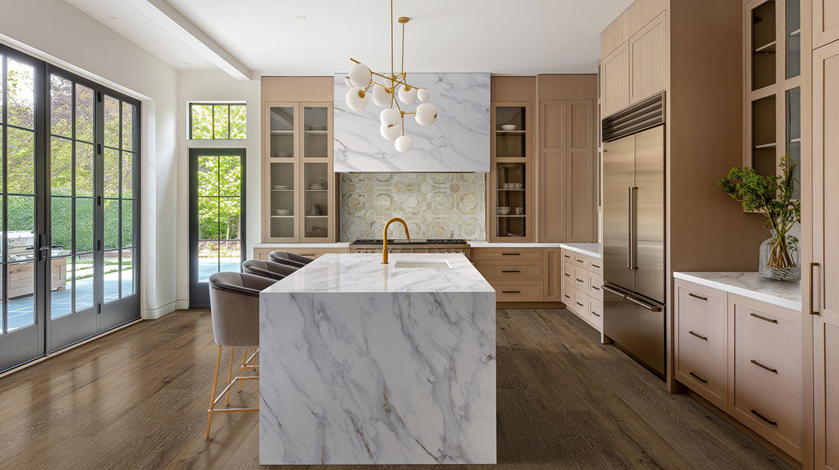 MSI XL Studio Malden Luxury Vinyl Plank Flooring — surface detail in natural tonality