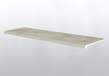MSI Ashton York Gray Stair Tread Eased Edge