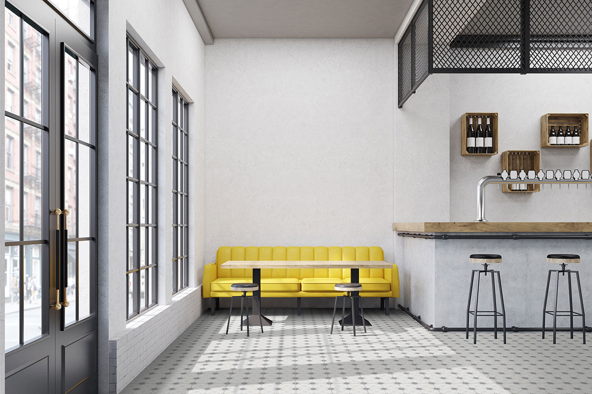MSI Kenzzi Zoudia Encaustic Tile — surface detail in natural tonality