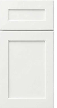 Vanilla White Shaker door front